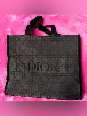 Dior Mesh Tote Bag - Black